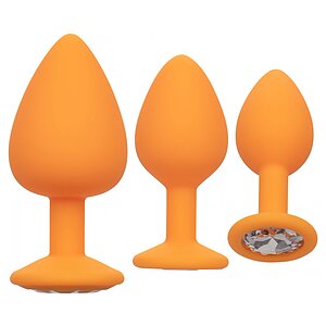 Set Plug Cheeky Gems 3 Portocaliu pe Denysa.ro