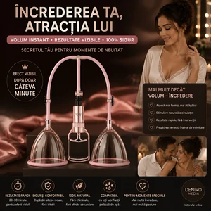 Set Pompă Sâni Medium Rose Gold