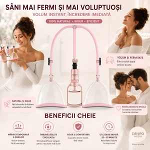 Set Pompă Sâni Medium Rose Gold