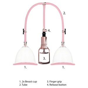Set Pompă Sâni Medium Rose Gold