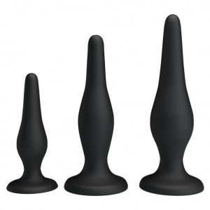 Set Pretty Love Mini Anal Negru pe Denysa.ro