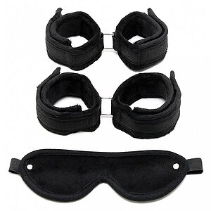 Set Rimba Soft Bondage Set Negru pe Denysa.ro