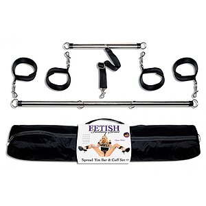 Set Spreader Bar Si Catuse Negru