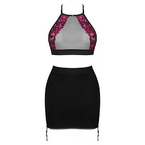 Set Top Skirt Rosenty Negru M-L