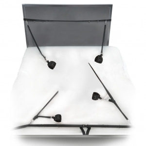 Set Ultimate Bed Restraint Fetish Fantasy Series Negru pe Denysa.ro