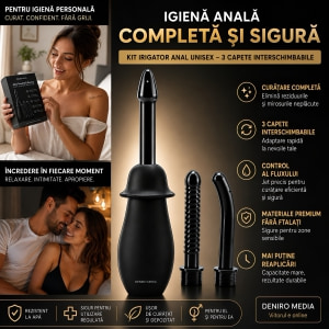 Setul De Igienă Intimă Secretă Unisex Negru