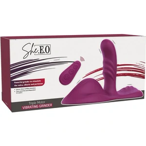 She.E.O Triple Motor - 3 Motoare, 12 Moduri, IPX7 Mov