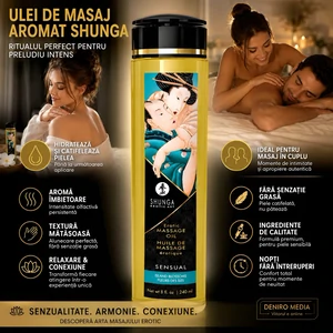 Shunga Massage Oil Island Blossoms 250ml