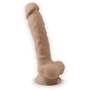 Vibrator Rezistent La Apa Pentru Curatare Usoara Dildo Realist Cu Cap Proeminent Si Vene Texturate