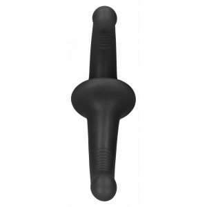 Silicone Strapless Strapon Negru