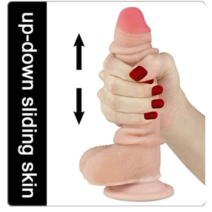 Sliding Skin Cu Ventuză 17cm