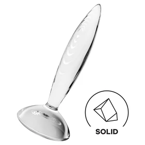Sparkling Crystal Glass Dildo Transparent