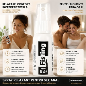 Spray Anal Distracție Cu Pumnul Relax 30 ml
