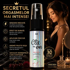 Spray Clit Me On cu Efect Încălzire Aromă Fructe Roșii 12ml