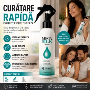 Spray Pentru Igienizarea Jucăriilor Erotice Mega Silk 150ml