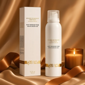 Spumă de Masaj YESforLOV cu Senzație Efervescentă 150 ml