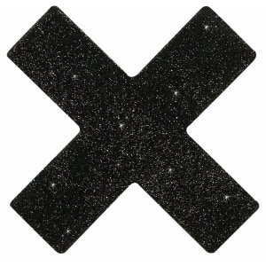 Stickere Pentru Sfârcuri Model X Negru