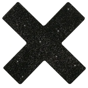 Stickere Pentru Sfârcuri Model X Negru