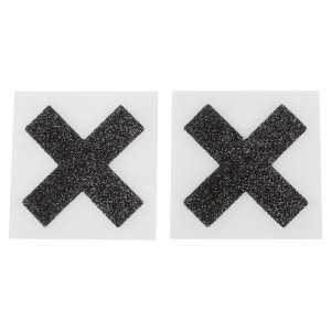Stickere Pentru Sfârcuri Model X Negru pe Denysa.ro