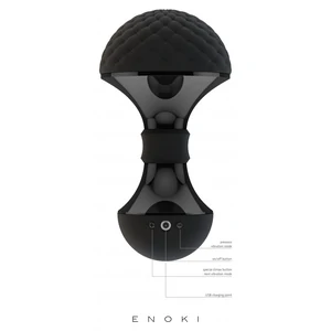 Stimulator Clitoris Enoki Bendable Massager Negru
