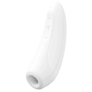 Stimulator Clitoris Satisfyer Curvy 1 Plus Alb
