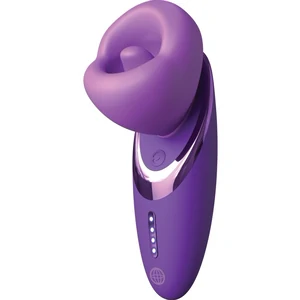 Vibrator Cu Limba Vibratoare Si Suctiune Mov