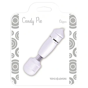 Stimulator Intim Candy Pie Chipper Alb Compact Soft Touch