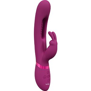 Stimulator Mika Triple Motor Rabbit Flapping Roz pe Denysa.ro