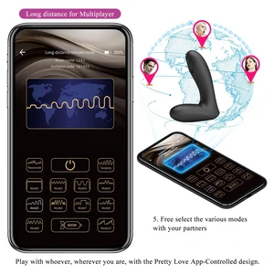 Stimulator Prostată Pretty Love Archenemy App Negru
