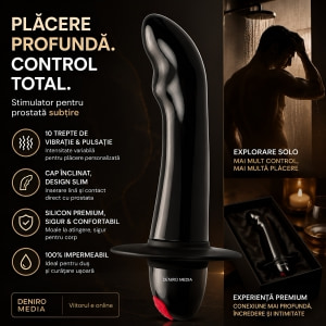 Stimulator Prostată Quest Negru