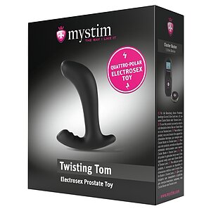 Stimulator Prostată Twisting Tom Negru