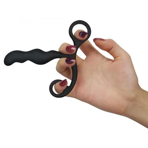 Stimulator Prostată Ultimate Silicone Negru 10.5 cm