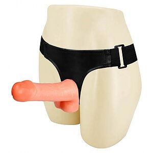 Strap On cu Testicule Ultra Cyberskin pe Denysa.ro