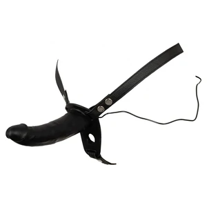 Strap On Cu Vibrații Double Thruster Negru