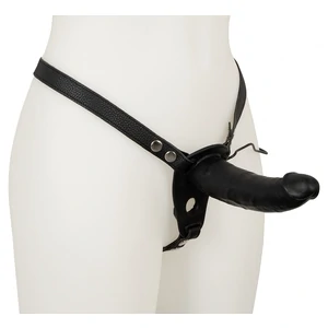 Strap On Cu Vibrații Double Thruster Negru pe Denysa.ro