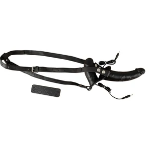 Strap On Cu Vibrații Double Thruster Negru