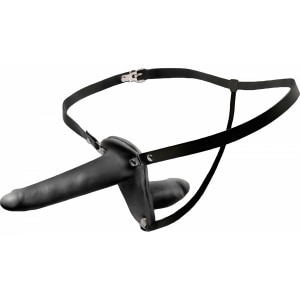 Strap-On Double Penetrix Negru pe Denysa.ro