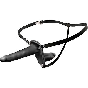 Strap-On Double Penetrix Negru pe Denysa.ro