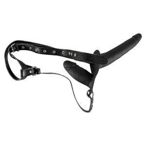 Strap On Dublu Negru Strap On Dublu Negru pe Denysa.ro