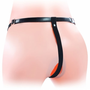 Strap-On Dublu Unisex Hollow