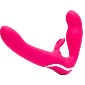 Strap On Happy Rabbit Strapless Vibe Roz Strap On Happy Rabbit Strapless Vibe Roz pe Denysa.ro