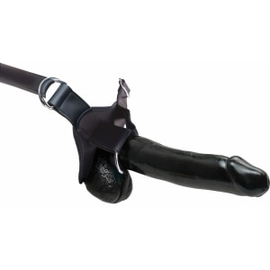 Strap-On Hollow 30cm Negru