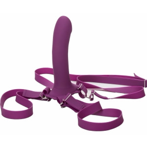 Harnasament Cu Vibrator Dublu Pentru Stimulare Reciproca