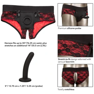 Strap-On Scandal Decupat Set L-XL Negru