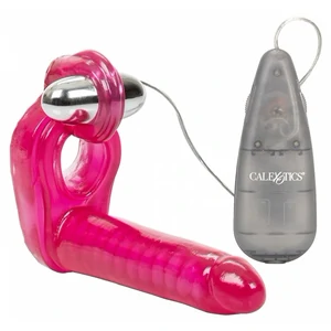 Strap-On Ultimate Triple Stimulator Roz pe Denysa.ro