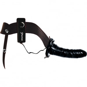 Strap On Vibrații Hollow For Him Or Her Negru Strap On Vibrații Hollow For Him Or Her Negru pe Denysa.ro