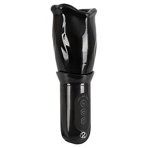 Stroker Rotativ Reîncărcabil — 4 Moduri, 3 Viteze, 8 cm Negru