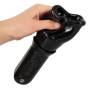 Stroker Rotativ Reîncărcabil — 4 Moduri, 3 Viteze, 8 cm Negru