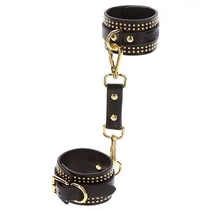Catuse Cu Puf Studded Wrist Cuffs Set Negru