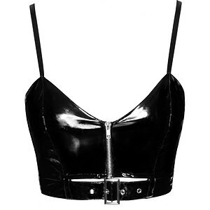 Sutien Black Level Vinyl Top Emma Negru XS